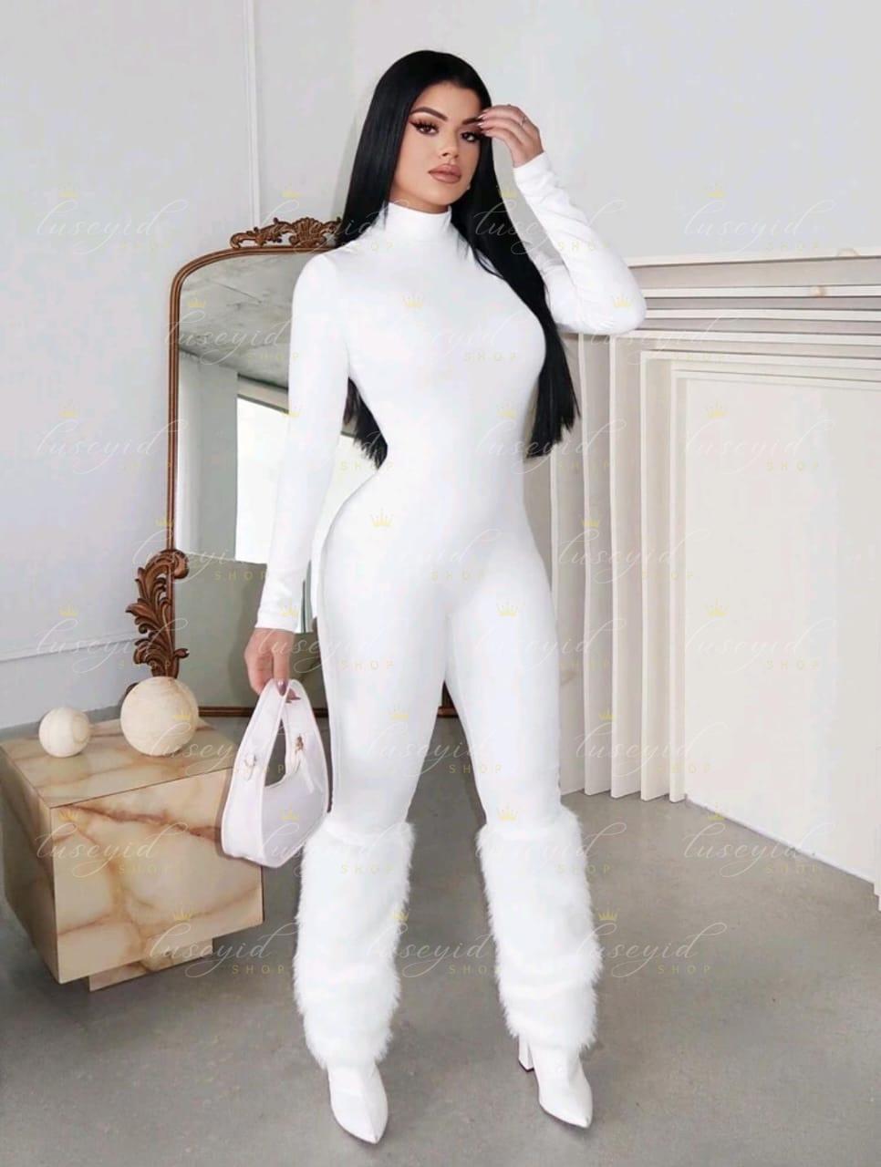 CALENTADOR DE PIERNA BLANCO 1