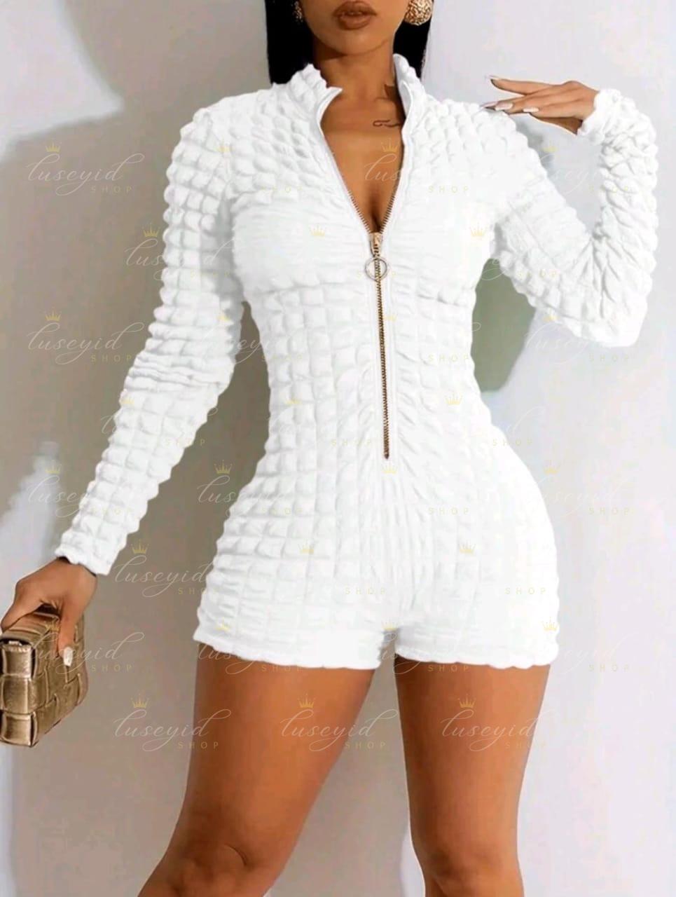 ENTERIZO CORTO DE CUADRITOS 4