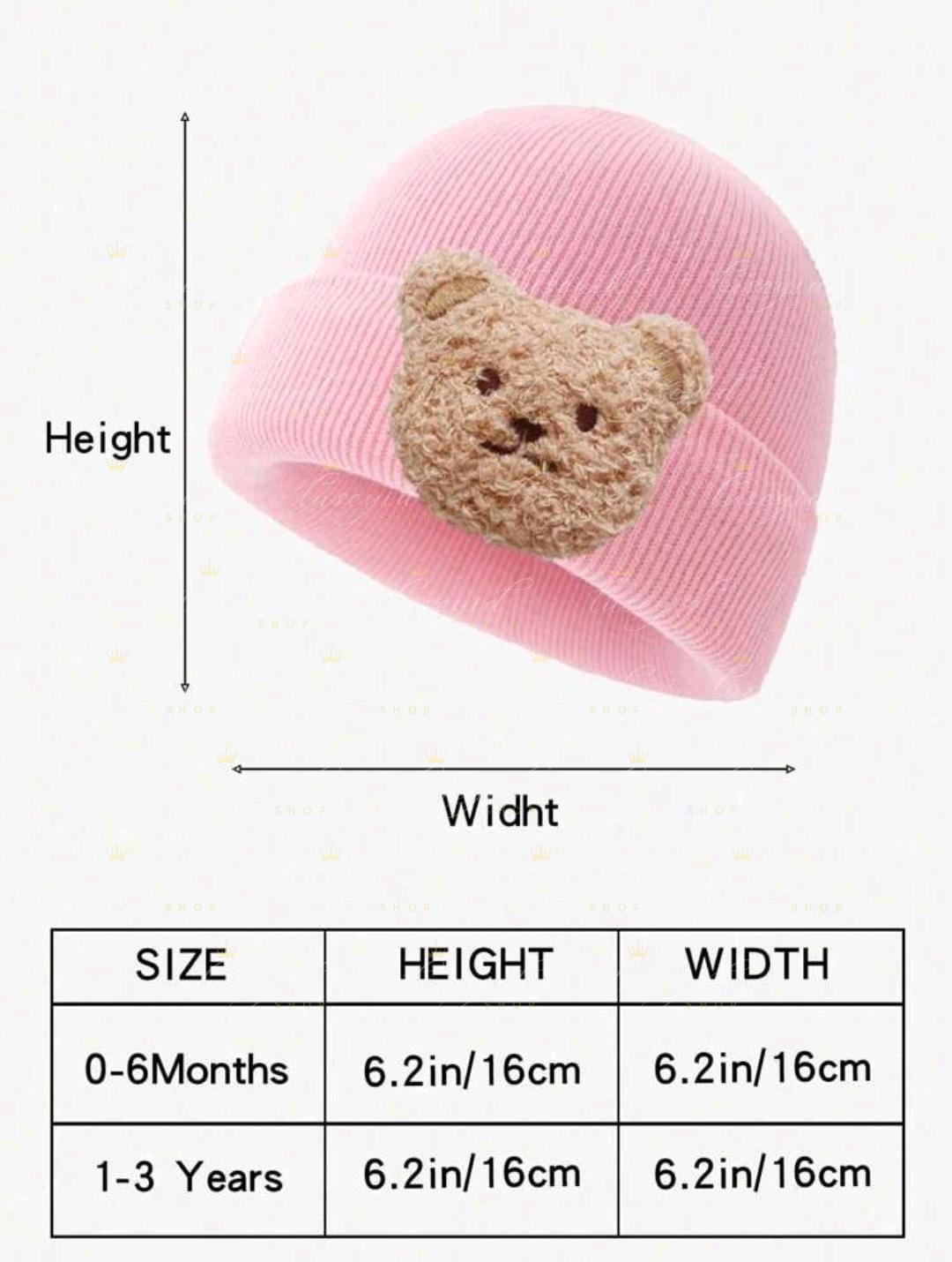 CONJUNTO DE GORRO PARA BEBE 12