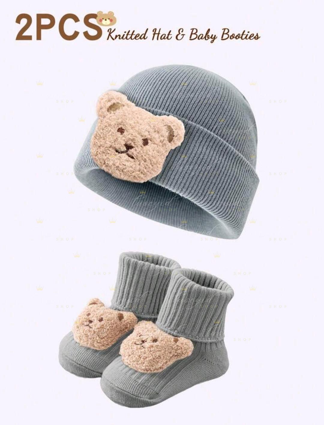 CONJUNTO DE GORRO PARA BEBE 4