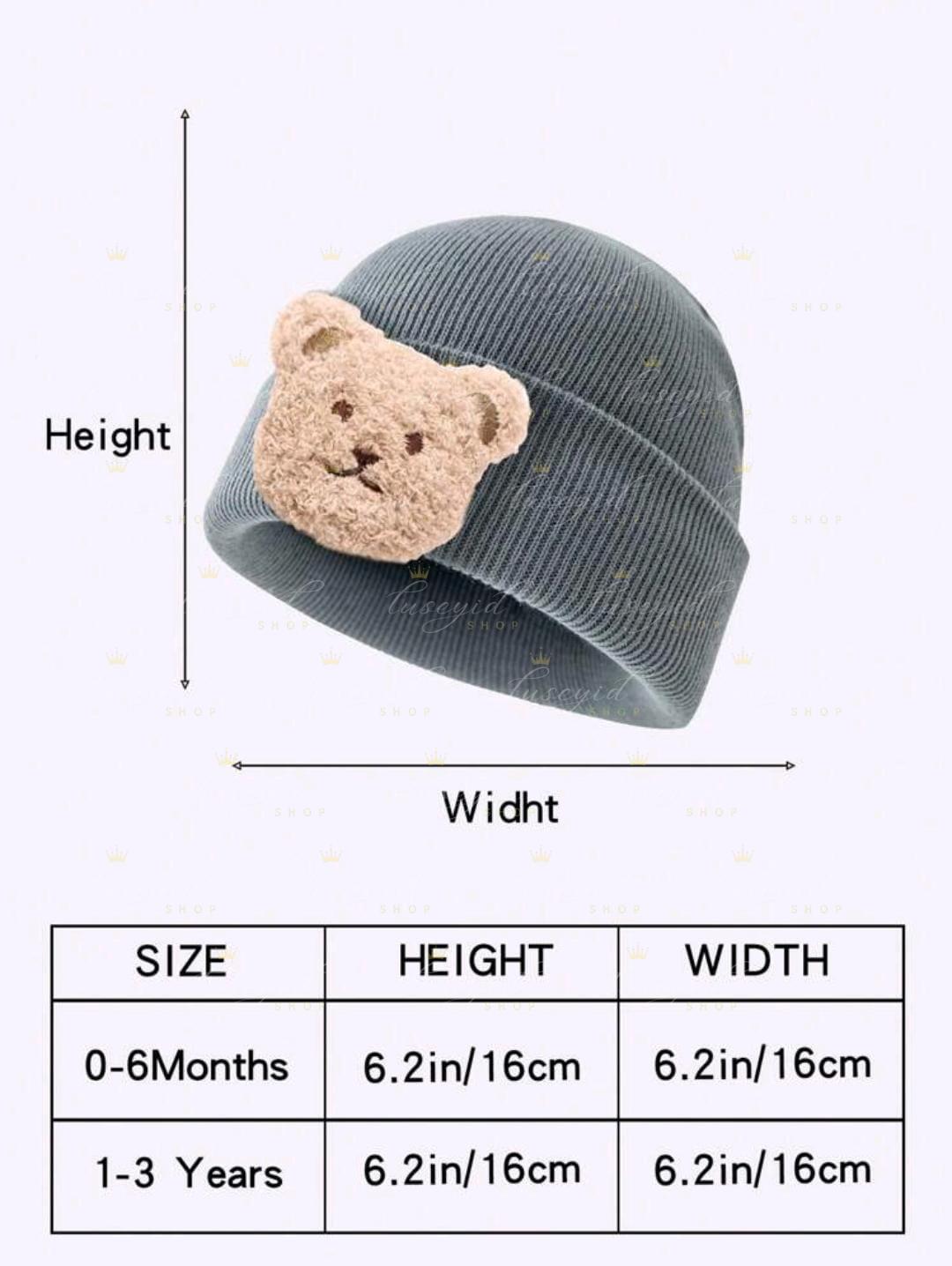 CONJUNTO DE GORRO PARA BEBE 6