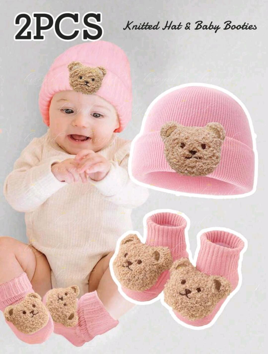 CONJUNTO DE GORRO PARA BEBE 7
