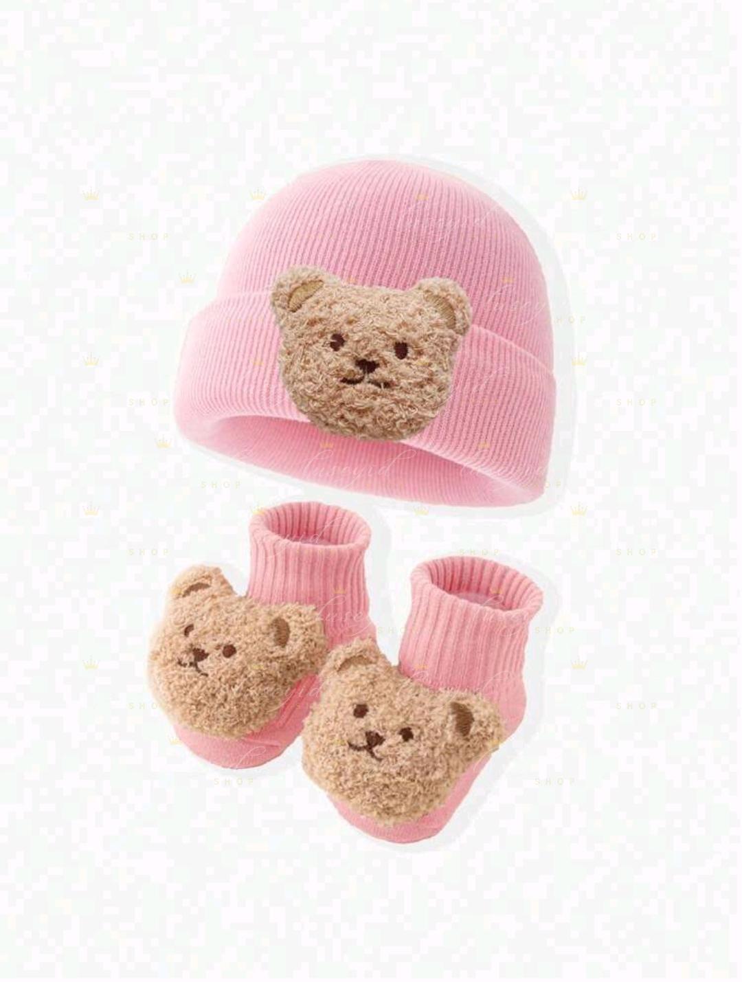 CONJUNTO DE GORRO PARA BEBE 8