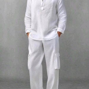 Camisa De Manga Larga Para Caballero